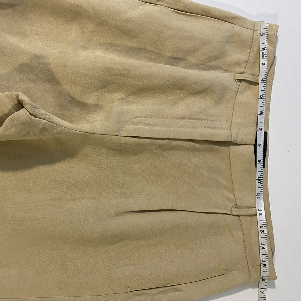 Nili Lotan Dayton Linen Silk Blend Wide Leg Trouser Pants - Picture 12 of 16
